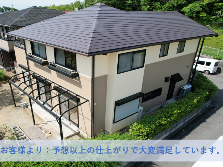 堺市南区Ｋ様邸外壁塗装・屋根塗装工事 2023年5月