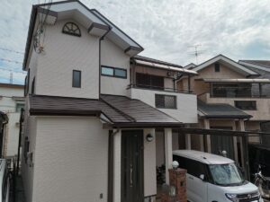 和泉市Ｉ様邸外壁塗装・屋根塗装工事 2025年７月