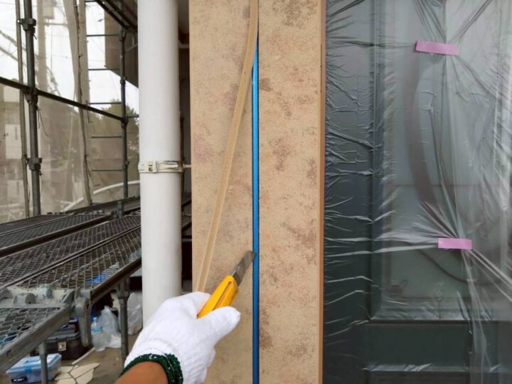 既存シール撤去