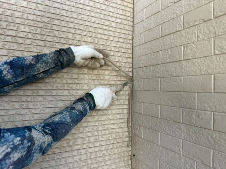 既存シール撤去